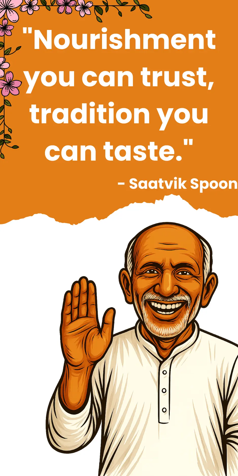 Saatvik Spoon Desi cow ghee desi baffalo ghee